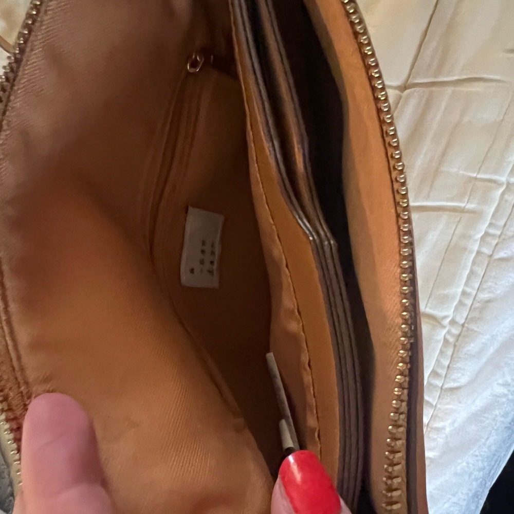 A New Day Tan Leather Women's Bag